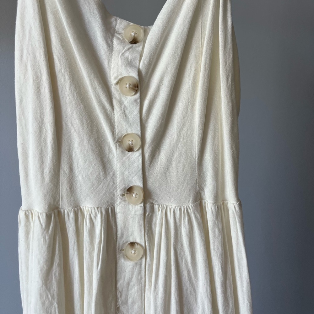 Small cream midi dress